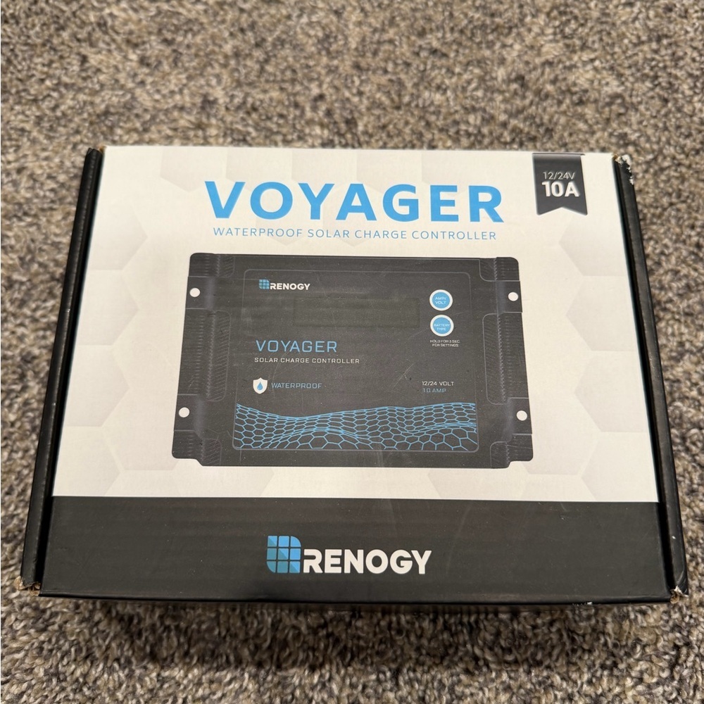 Renogy Voyager 10A PWM Waterproof Solar Charge Controller NEW